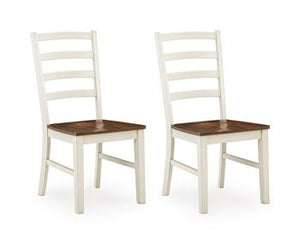 Brinfern - Dining Room Side Chair (Set of 2) - Brown / Antique White
