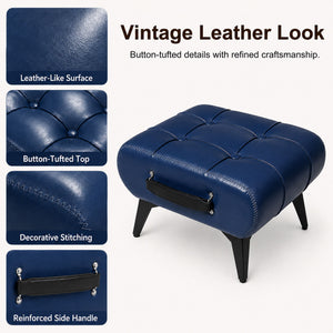 Minimalist Footstool With Hidden Storage