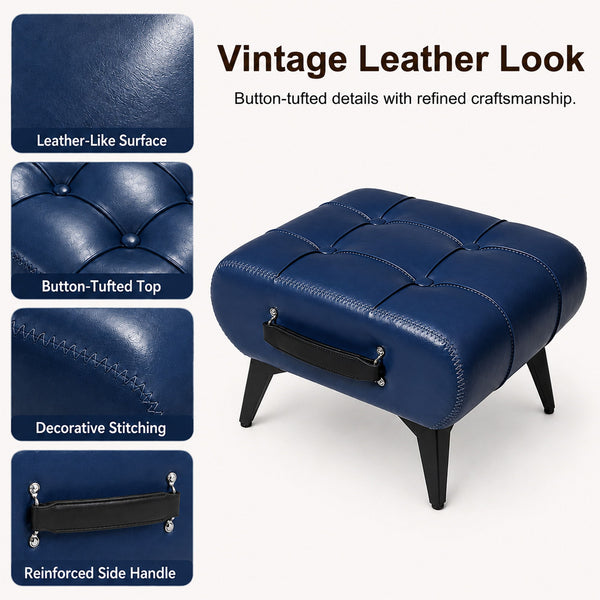 Minimalist Footstool With Hidden Storage