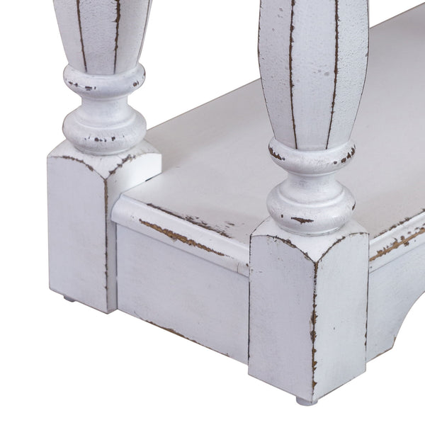 Magnolia Manor - 3 Drawer Hall Console Table - Antique White
