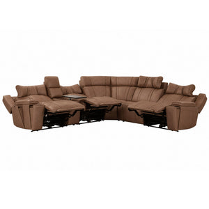 Sausalito - 6 Piece Modular Zero Gravity Power Reclining Sectional With Power Adjustable Headrests
