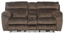Sedona - Power Headrest Lay Flat Reclining Console Loveseat With Storage & Cupholders