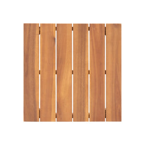 Halcyon - Outdoor Side Table With Slat Design