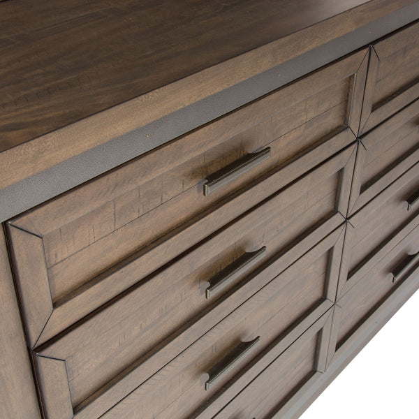 Thornwood Hills - Dresser & Mirror - Rock Beaten Brown