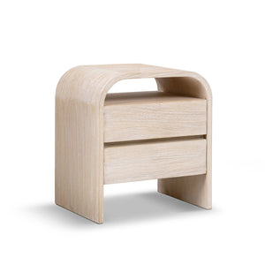 Dune - Side Table - White Washed