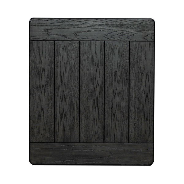 Allyson Park - Drawer End Table - Wirebrushed White / Charcoal
