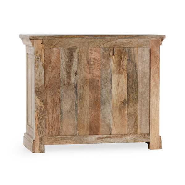 Adelaide - 3 Drawer Nightstand - Natural Cream Wash