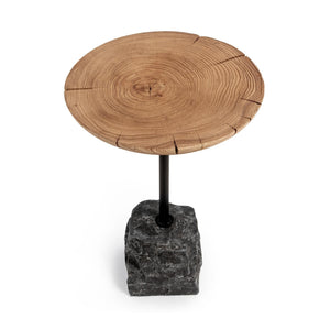 Linden - End Table - Natural / Black