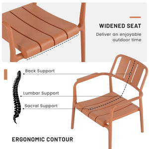 3 Piece Indoor / Outdoor Leisure Table And Chair Set