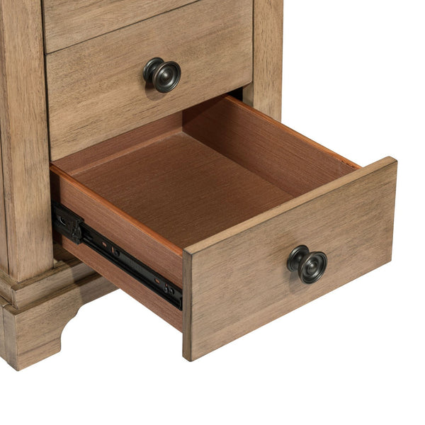 Haven Hills - Chairside Table - Camel Beige