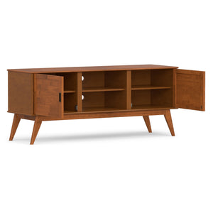Draper - Handcrafted Mid Century Low TV Media Stand