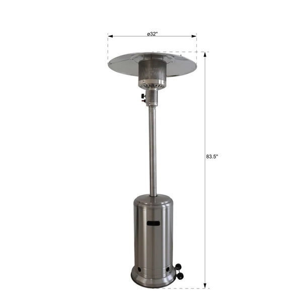 46, 000 Btu Standing Patio Heater