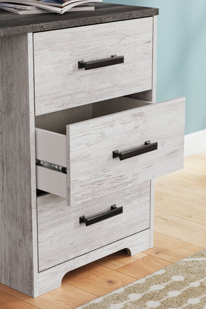 Shawburn - Home Office Desk - White / Dark Charcoal Gray