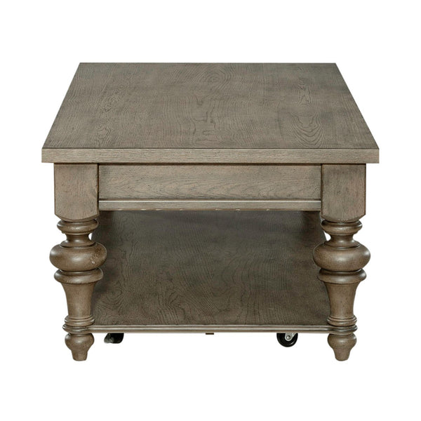 Americana Farmhouse - Rectangular Cocktail Table - Dusty Taupe