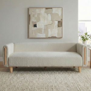 3 Seater Sofa For Living Room - Oatmeal