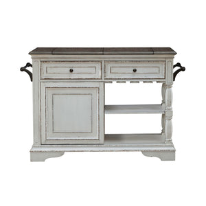 Magnolia Manor - Bar Cart - Antique White
