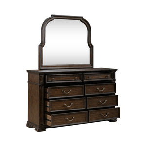 Provence Park - Dresser & Mirror - Chateau Brown
