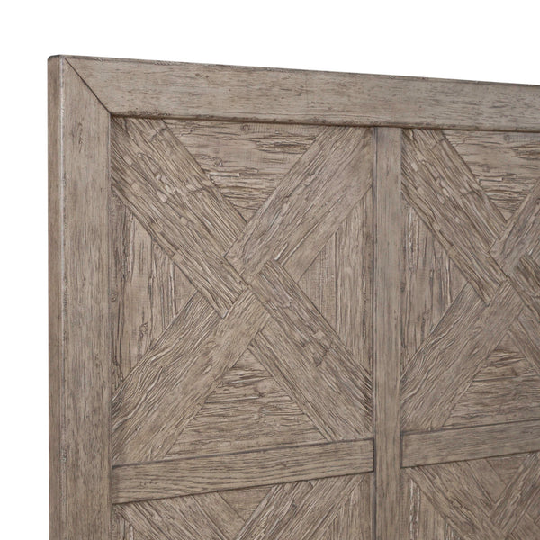Skyview Lodge - King Panel Headboard - Cobblestone