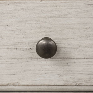 Farmhouse Reimagined - 3 Drawer Nightstand With Charging Station - Antique White / Chestnut Tops