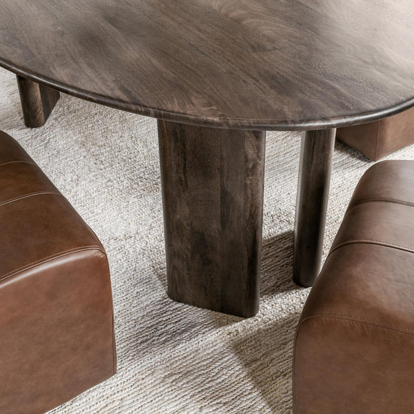 Norwood - Dining Table - Bark Brown