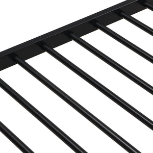 Twin Over Full Bunk Bed With Large Under-Bed Storage - Black