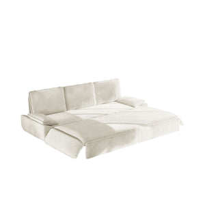King Size Pull Out Sofa Bed, 3 In 1 Convertible Multifunctional