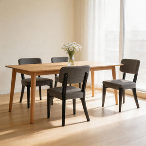 Contemporary Armless Dining Chairs (Set of 2)