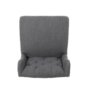 Vienna - Fabric Tufted Counter Stool With Nailhead Accents (Set of 2)