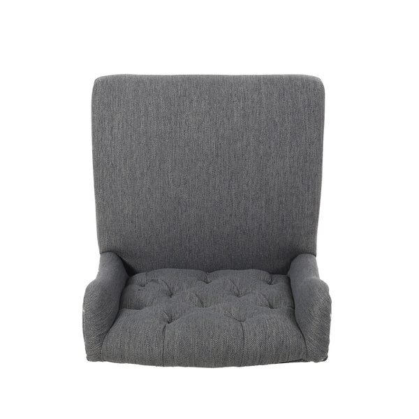 Vienna - Fabric Tufted Counter Stool With Nailhead Accents (Set of 2)
