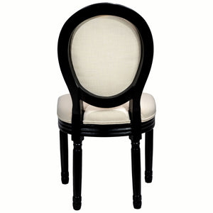 Upholstered & Round Back Dining Chairs (Set of 2)