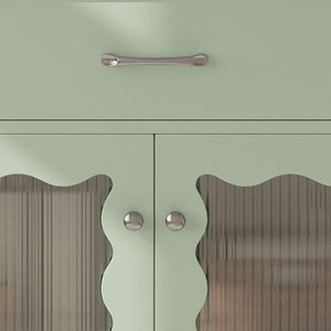 Modern Bathroom Vanity With Tempered Glass Doors