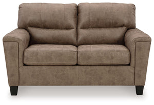 Navi - 3 Pc. - Sofa, Loveseat, Rocker Recliner - Fossil