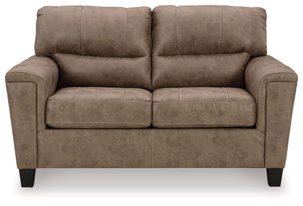 Navi - 3 Pc. - Sofa, Loveseat, Rocker Recliner - Fossil