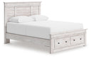 Makidern - Panel Storage Bed