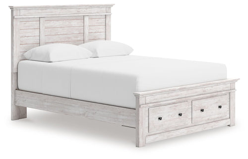 Makidern - Panel Storage Bed