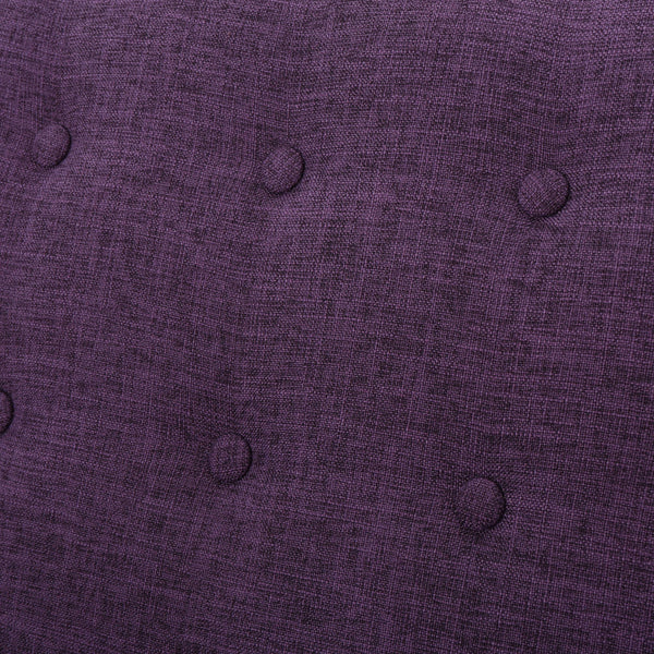 Mid-Century Modern Recliner With Button Tufted Waffle Stitch