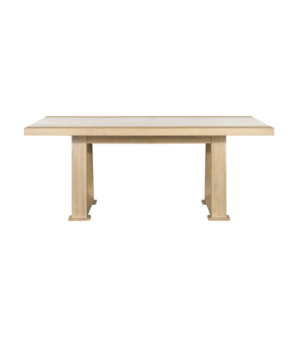 Trifecta - Dining Table - Driftwood Cerused Oak