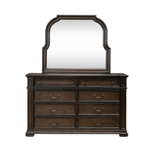 Provence Park - Dresser & Mirror - Chateau Brown