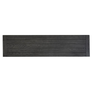 Allyson Park - Entertainment TV Stand - Wirebrushed White / Charcoal