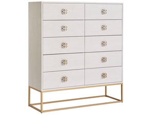 Love. Joy. Bliss.-Miranda Kerr Home - Peony Drawer Chest - Alabaster