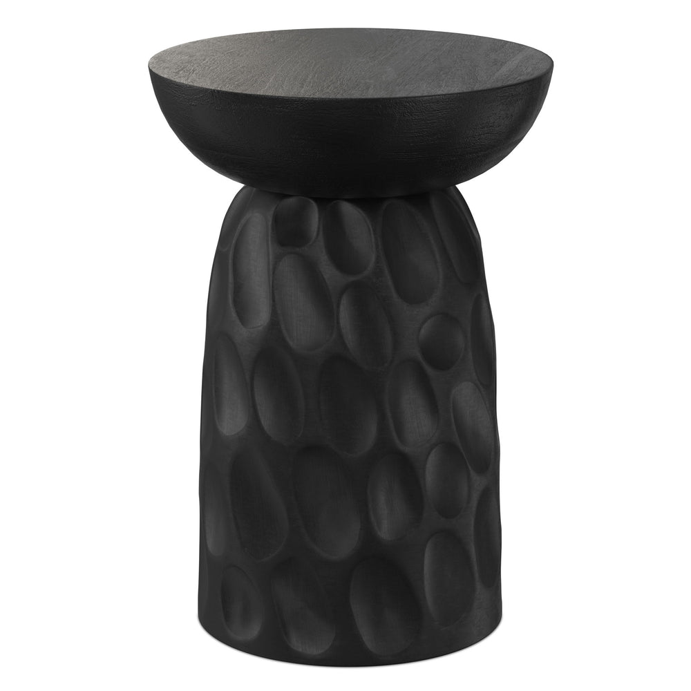 Boyd - V Chisel Accent Table - Black