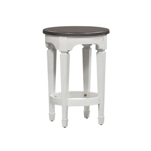 Allyson Park - 4 Piece Dining Room Set - Wirebrushed White / Charcoal
