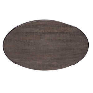 Modern View - Oval Cocktail Table - Dark Gray