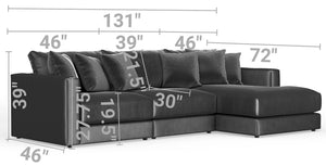 Remington - Modular Sofa - Pine