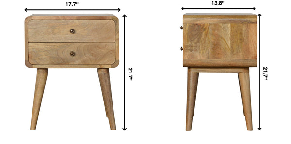 Curved Nightstand