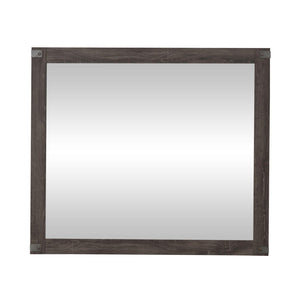 Lakeside Haven - Landscape Mirror - Brownstone
