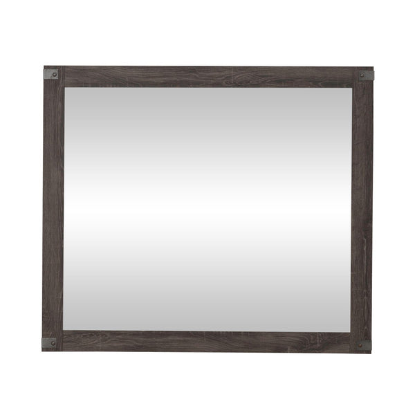 Lakeside Haven - Landscape Mirror - Brownstone