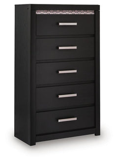 Brizmore - Five Drawer Chest - Black