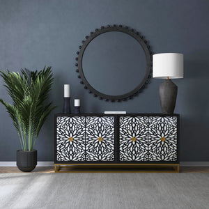 Kaycee - Table Lamp - Matte Black / White