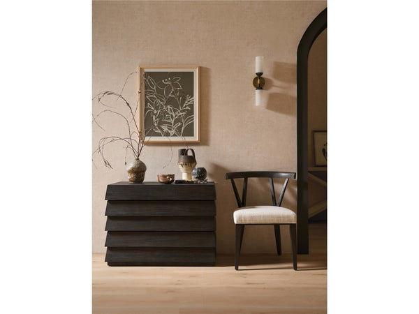 Dwell - Basalt Side Chair (Set of 2) - Dark Gray / White